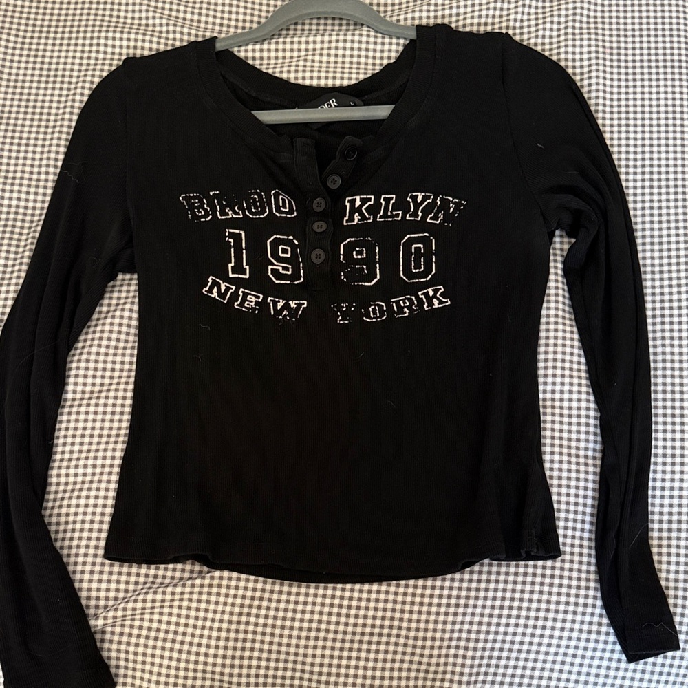 Cider Black Brooklyn 1990 Long Sleeve Tee